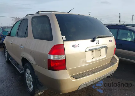 2002 Acura Mdx из США, поврежденный, VIN 2HNYD18652H524887